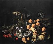 RUOPPOLO, Giovanni Battista Still life in a Landscape oil painting reproduction